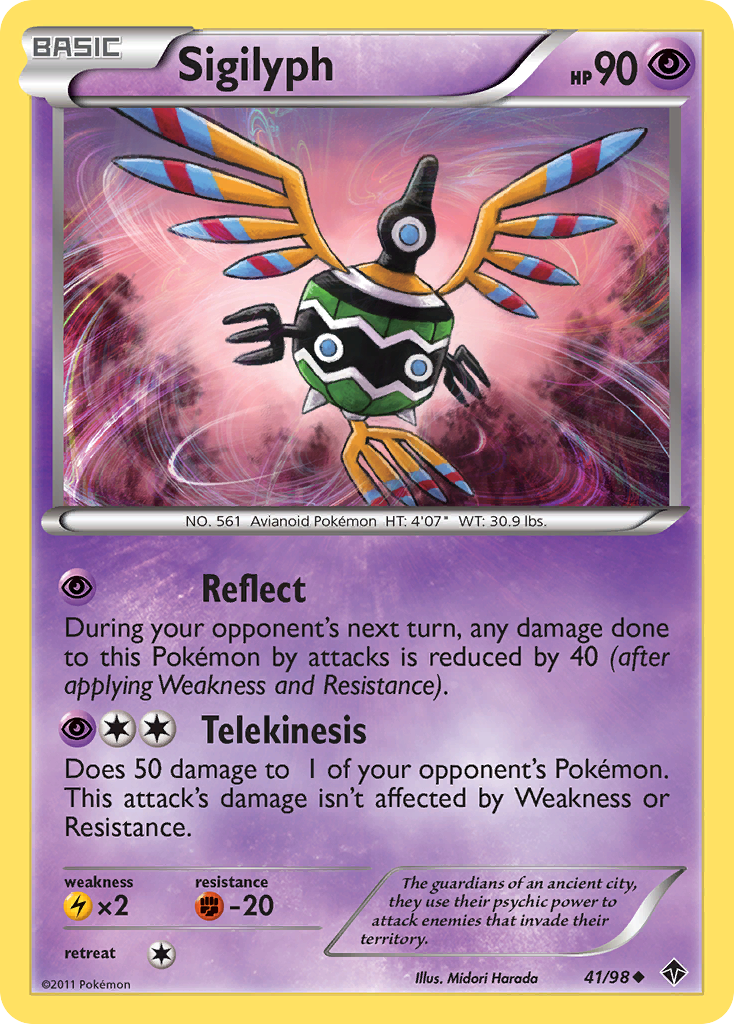 Sigilyph (41/98) [Black & White: Emerging Powers] | Good Games Morley