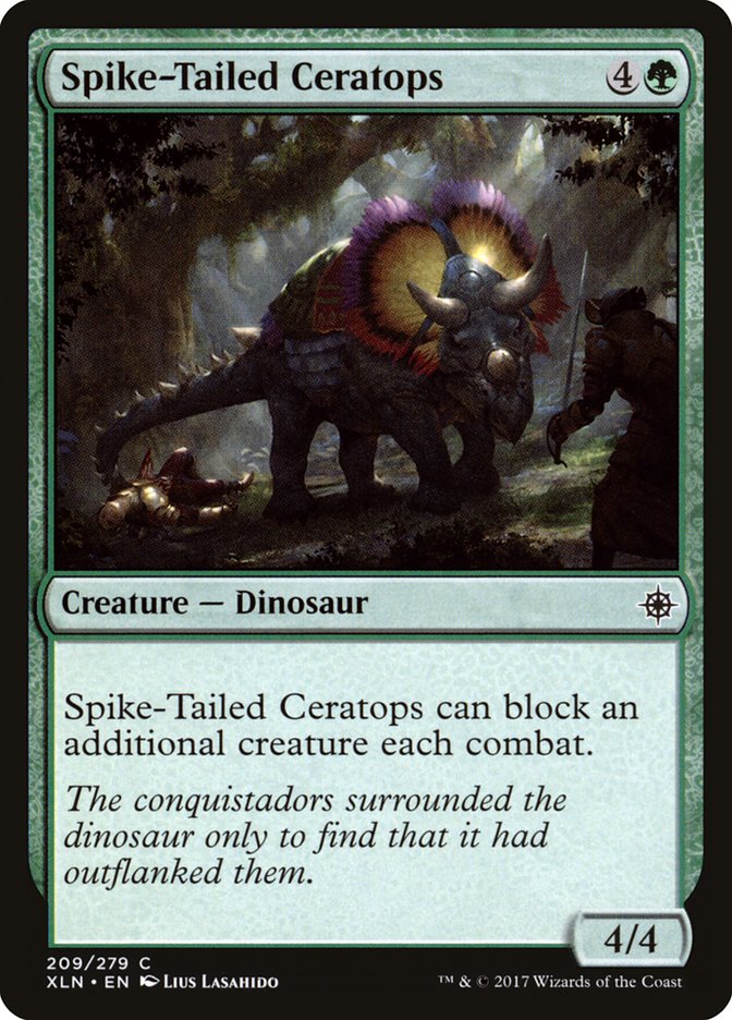 Spike-Tailed Ceratops [Ixalan] | Good Games Morley