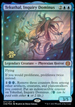Tekuthal, Inquiry Dominus [Phyrexia: All Will Be One Prerelease Promos] | Good Games Morley