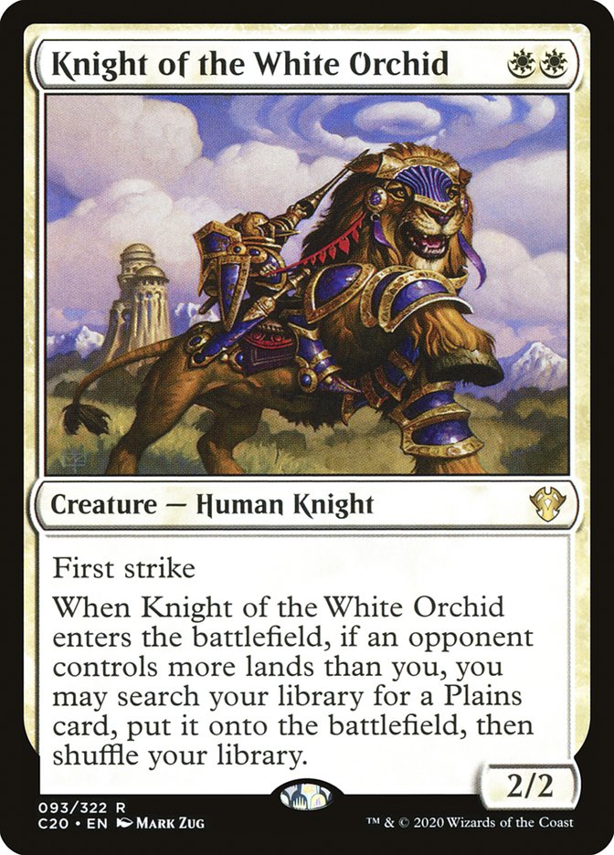 Knight of the White Orchid [Commander 2020] | Good Games Morley