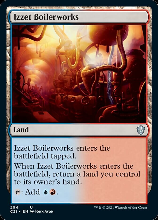 Izzet Boilerworks [Commander 2021] | Good Games Morley