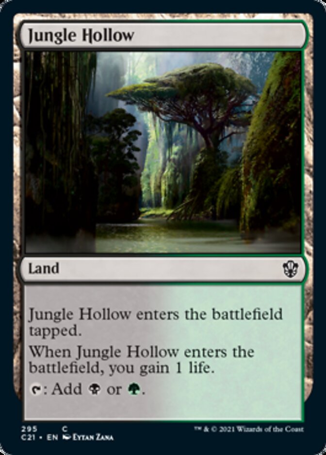 Jungle Hollow [Commander 2021] | Good Games Morley