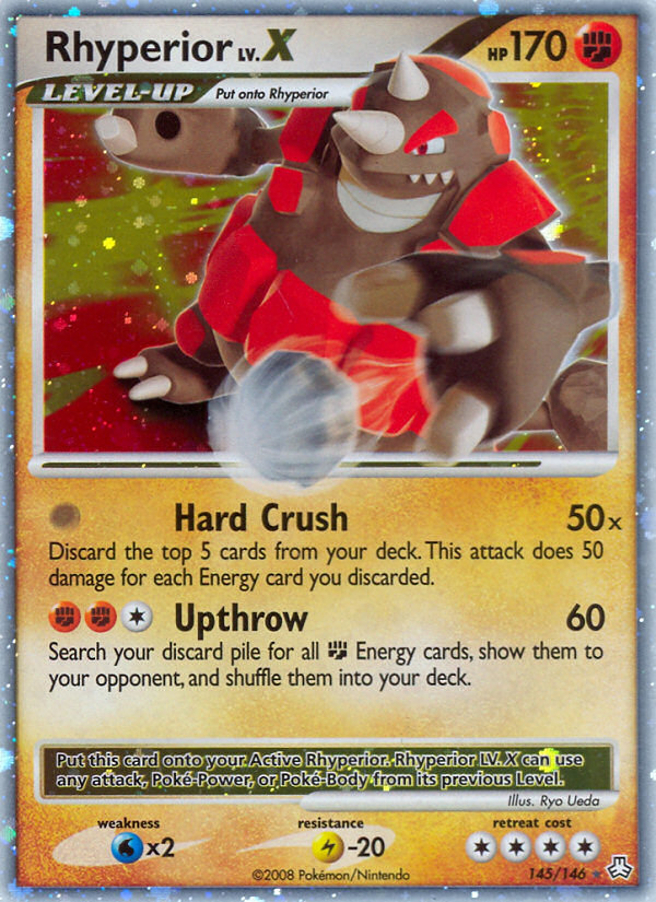 Rhyperior LV.X (145/146) [Diamond & Pearl: Legends Awakened] | Good Games Morley