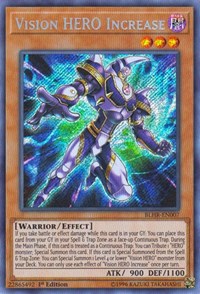 Vision HERO Increase [BLHR-EN007] Secret Rare | Good Games Morley
