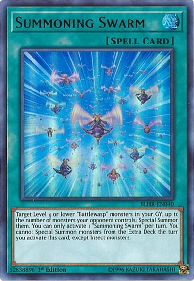 Summoning Swarm [BLHR-EN040] Ultra Rare | Good Games Morley
