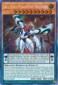 All-Eyes Phantom Dragon [BLHR-EN043] Secret Rare | Good Games Morley