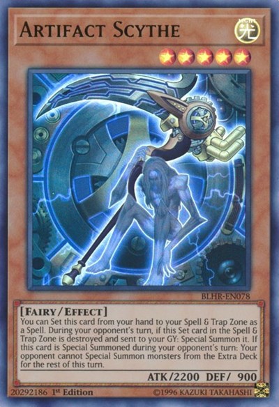 Artifact Scythe [BLHR-EN078] Ultra Rare | Good Games Morley
