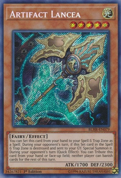 Artifact Lancea [BLHR-EN079] Secret Rare | Good Games Morley