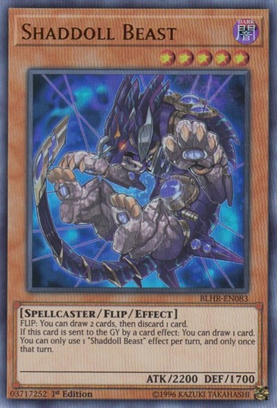 Shaddoll Beast [BLHR-EN083] Ultra Rare | Good Games Morley