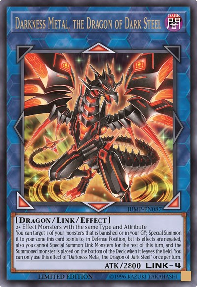 Darkness Metal, the Dragon of Dark Steel [JUMP-EN087] Ultra Rare | Good Games Morley