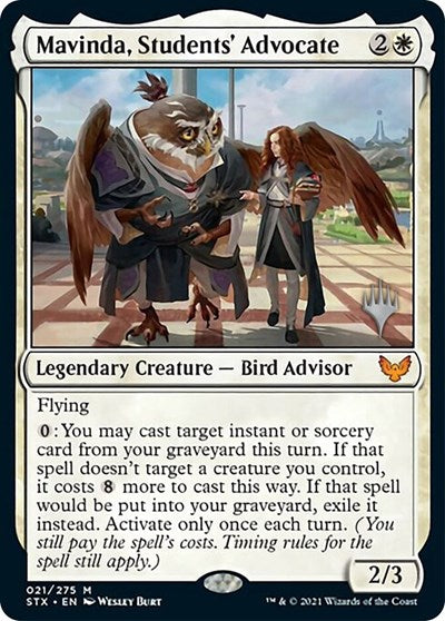 Mavinda, Students' Advocate (Promo Pack) [Strixhaven: School of Mages Promos] | Good Games Morley