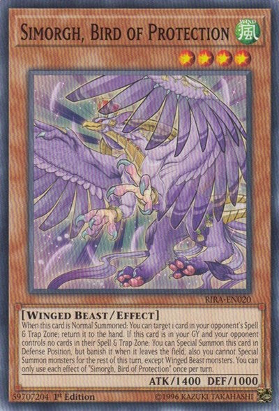 Simorgh, Bird of Protection [RIRA-EN020] Common | Good Games Morley