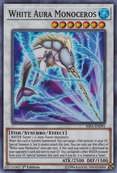 White Aura Monoceros [RIRA-EN095] Super Rare | Good Games Morley