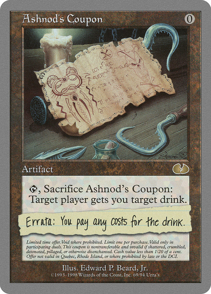 Ashnod's Coupon [Unglued] | Good Games Morley