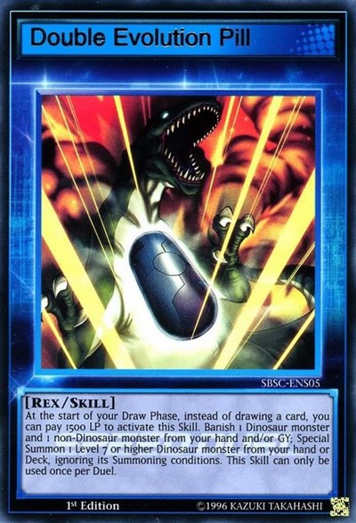 Double Evolution Pill (Skill Card) [SBSC-ENS05] Ultra Rare | Good Games Morley