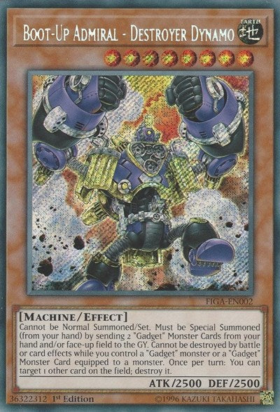 Boot-Up Admiral - Destroyer Dynamo [FIGA-EN002] Secret Rare | Good Games Morley