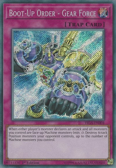Boot-Up Order - Gear Force [FIGA-EN004] Secret Rare | Good Games Morley