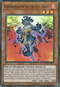 Brotherhood of the Fire Fist - Spirit [FIGA-EN024] Super Rare | Good Games Morley