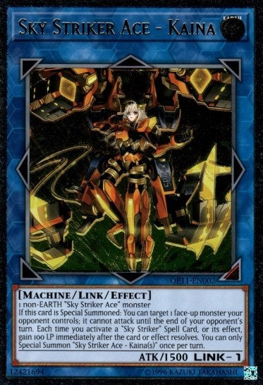 Sky Striker Ace - Kaina [OP11-EN002] Ultimate Rare | Good Games Morley