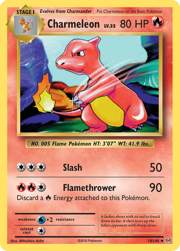 Charmeleon (10/108) [XY: Evolutions] | Good Games Morley