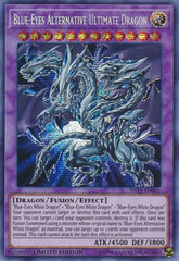 Blue-Eyes Alternative Ultimate Dragon [TN19-EN001] Prismatic Secret Rare | Good Games Morley