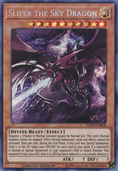 Slifer the Sky Dragon [TN19-EN008] Prismatic Secret Rare | Good Games Morley
