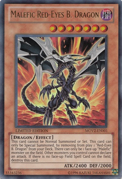 Malefic Red-Eyes B. Dragon [MOV2-EN001] Ultra Rare | Good Games Morley