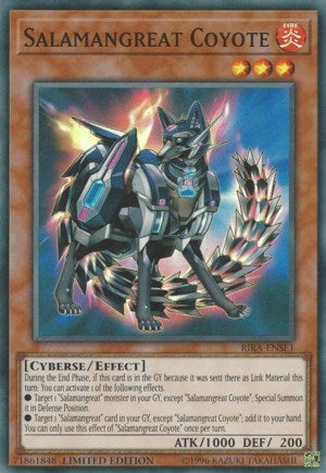 Salamangreat Coyote [RIRA-ENSE1] Super Rare | Good Games Morley
