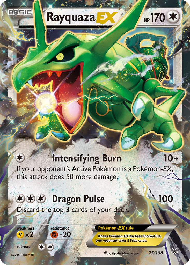 Rayquaza EX (75/108) [XY: Roaring Skies] | Good Games Morley