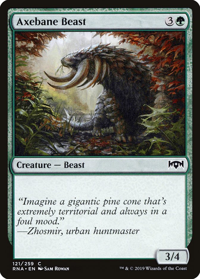 Axebane Beast [Ravnica Allegiance] | Good Games Morley