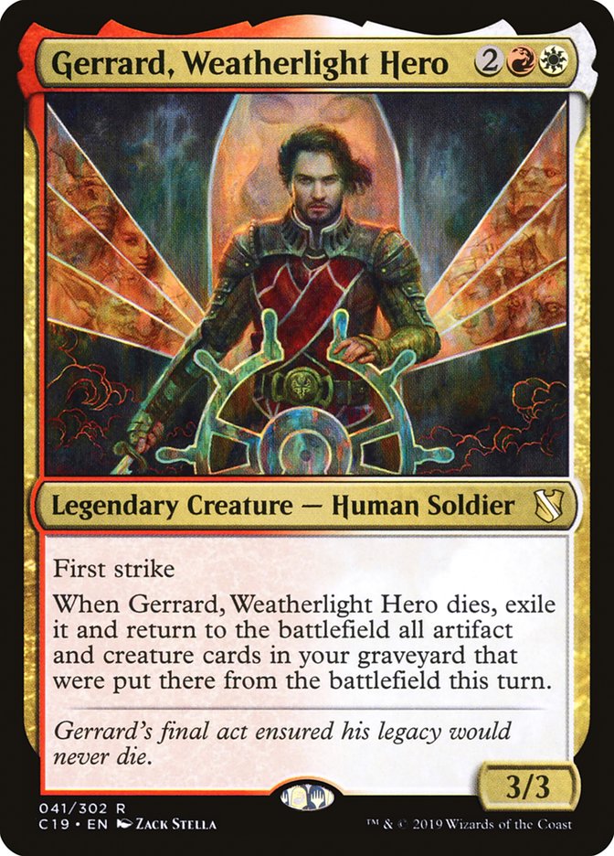 Gerrard, Weatherlight Hero [Commander 2019] | Good Games Morley