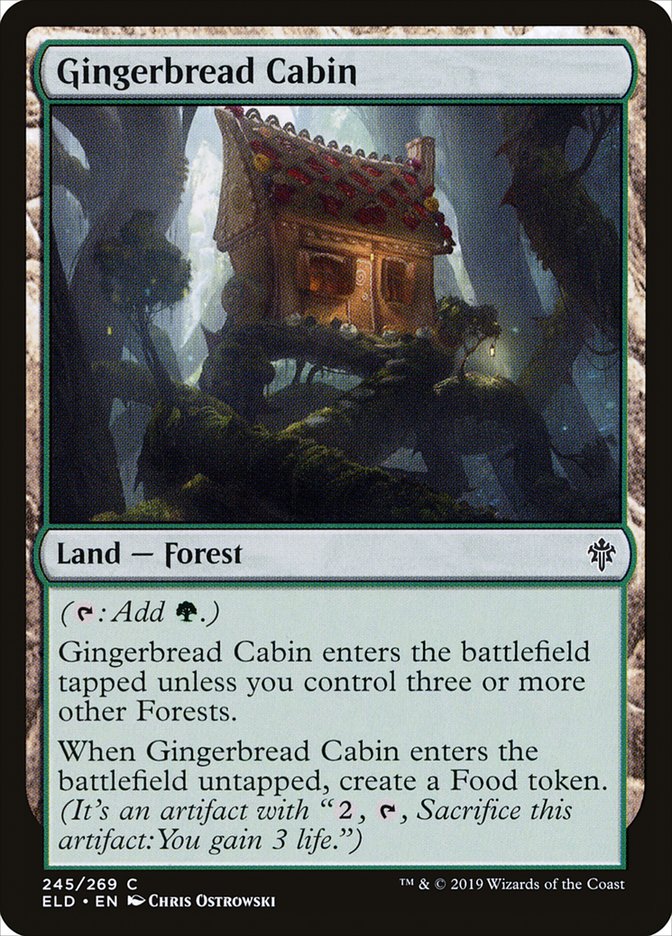 Gingerbread Cabin [Throne of Eldraine] | Good Games Morley