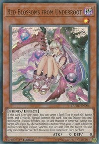 Red Blossoms from Underroot [DUDE-EN006] Ultra Rare | Good Games Morley