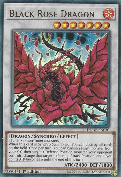 Black Rose Dragon [DUDE-EN010] Ultra Rare | Good Games Morley