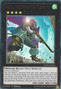 Castel, the Skyblaster Musketeer [DUDE-EN018] Ultra Rare | Good Games Morley