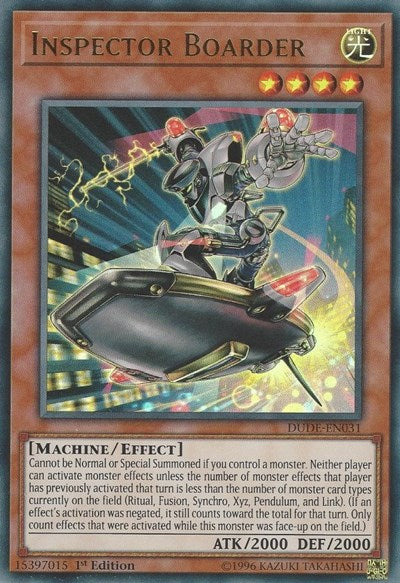 Inspector Boarder [DUDE-EN031] Ultra Rare | Good Games Morley
