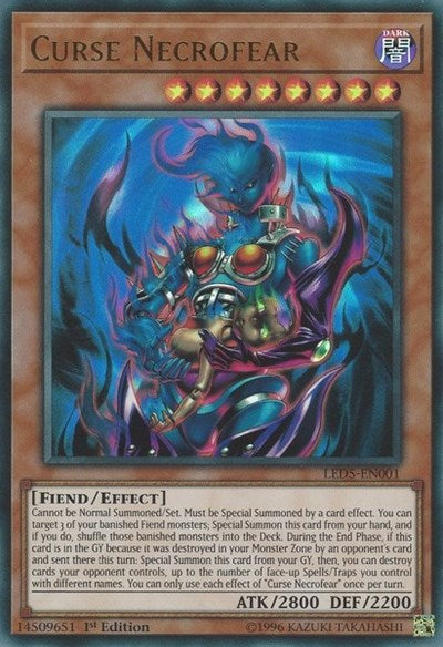 Curse Necrofear [LED5-EN001] Ultra Rare | Good Games Morley