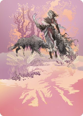 Arlinn, the Pack's Hope 2 Art Card [Innistrad: Midnight Hunt Art Series] | Good Games Morley