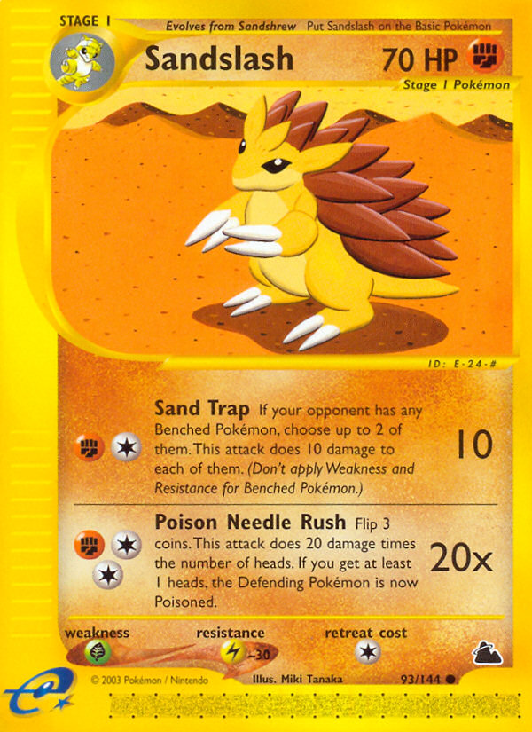 Sandslash (93/144) [Skyridge] | Good Games Morley