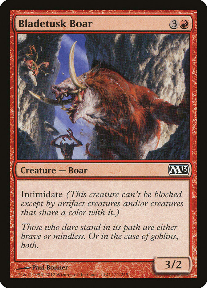 Bladetusk Boar [Magic 2013] | Good Games Morley