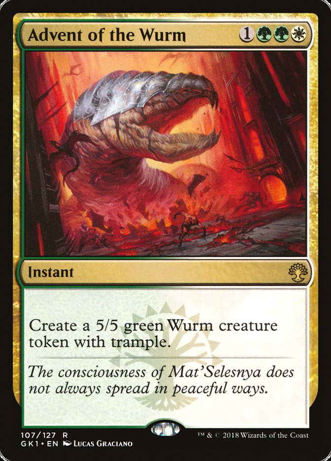 Advent of the Wurm [Guilds of Ravnica Guild Kit] | Good Games Morley