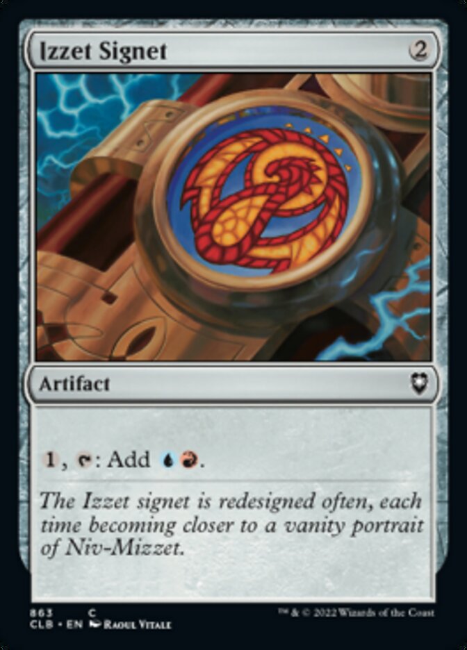 Izzet Signet [Commander Legends: Battle for Baldur's Gate] | Good Games Morley