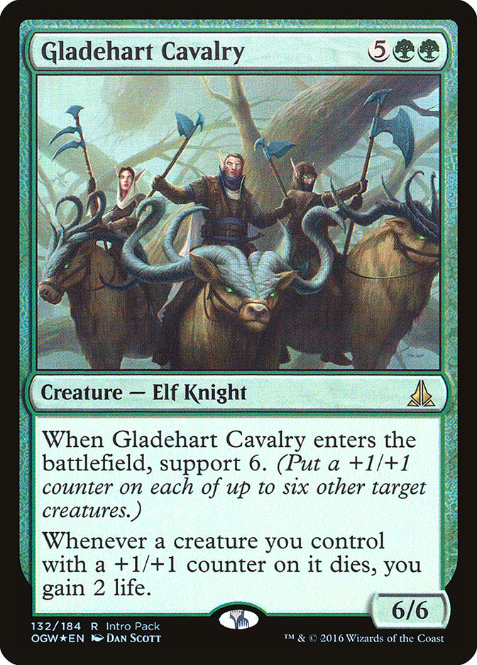 Gladehart Cavalry (Intro Pack) [Oath of the Gatewatch Promos] | Good Games Morley