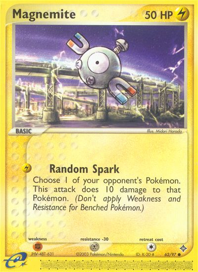 Magnemite (62/97) [EX: Dragon] | Good Games Morley