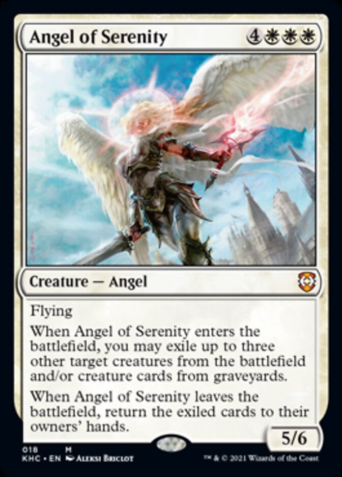 Angel of Serenity [Kaldheim Commander] | Good Games Morley