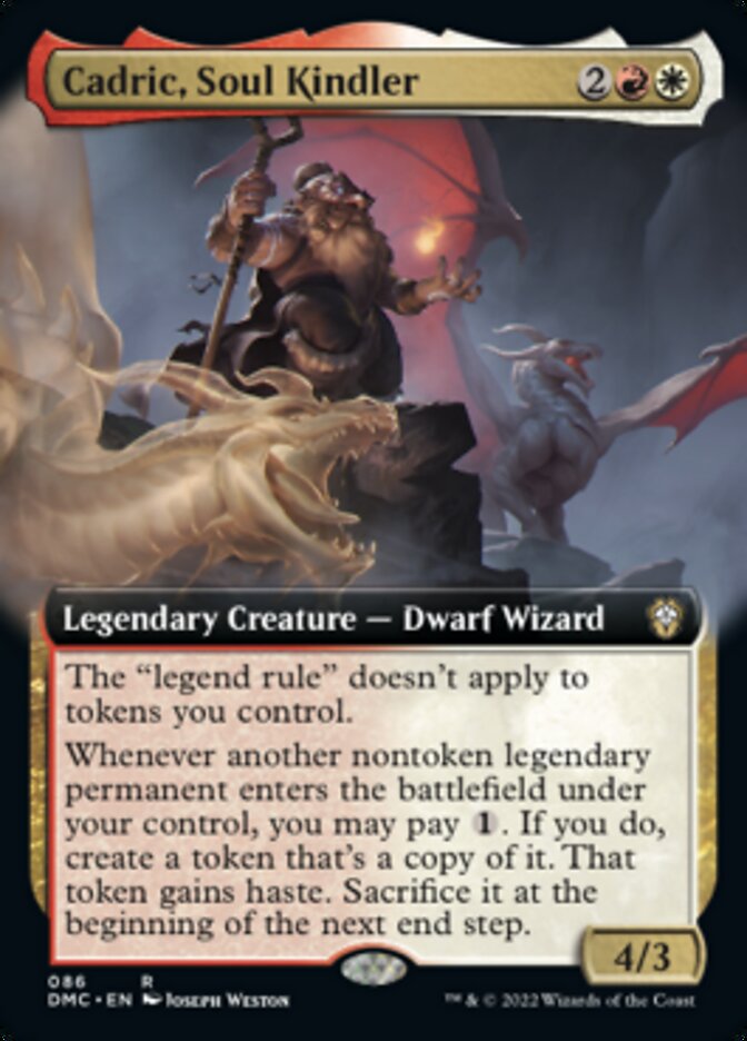 Cadric, Soul Kindler (Extended Art) [Dominaria United Commander] | Good Games Morley