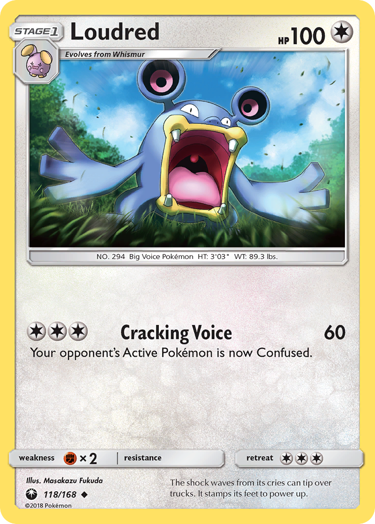 Loudred (118/168) [Sun & Moon: Celestial Storm] | Good Games Morley