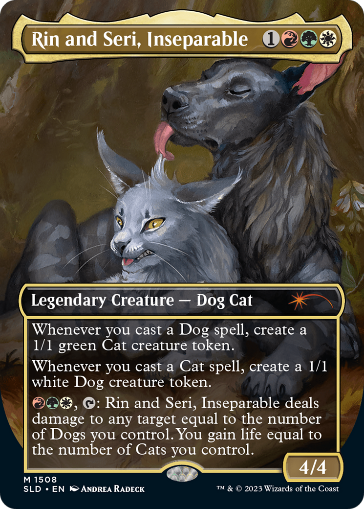 Rin and Seri, Inseparable (1508) // Rin and Seri, Inseparable [Secret Lair Commander Deck: Raining Cats and Dogs] | Good Games Morley
