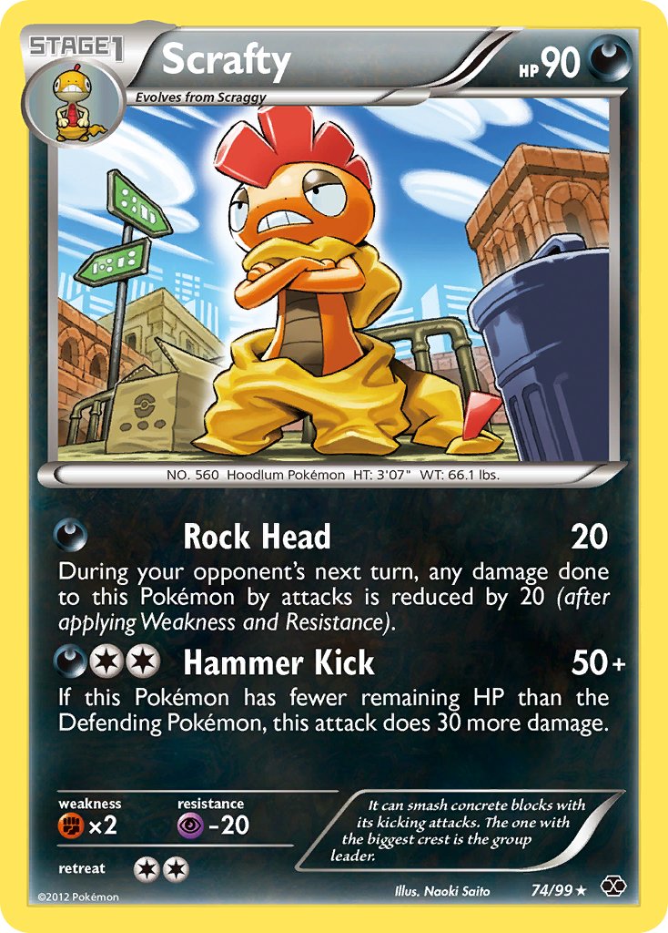 Scrafty (74/99) (Theme Deck Exclusive) [Black & White: Next Destinies] | Good Games Morley