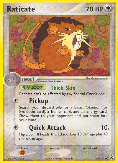 Raticate (48/112) [EX: FireRed & LeafGreen] | Good Games Morley
